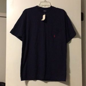 Polo by Ralph Lauren Navy Blue T Shirt W/ Pocket